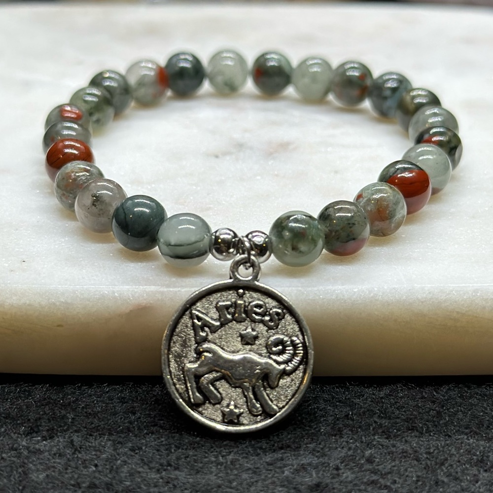 Bloodstone Bracelet - Aries ♈️ Zodiac Bracelet